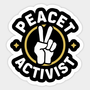 Peace-Activist Sticker